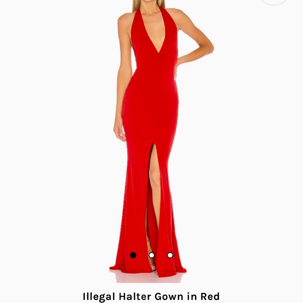 Nookie Illegal Halter Gown size Small